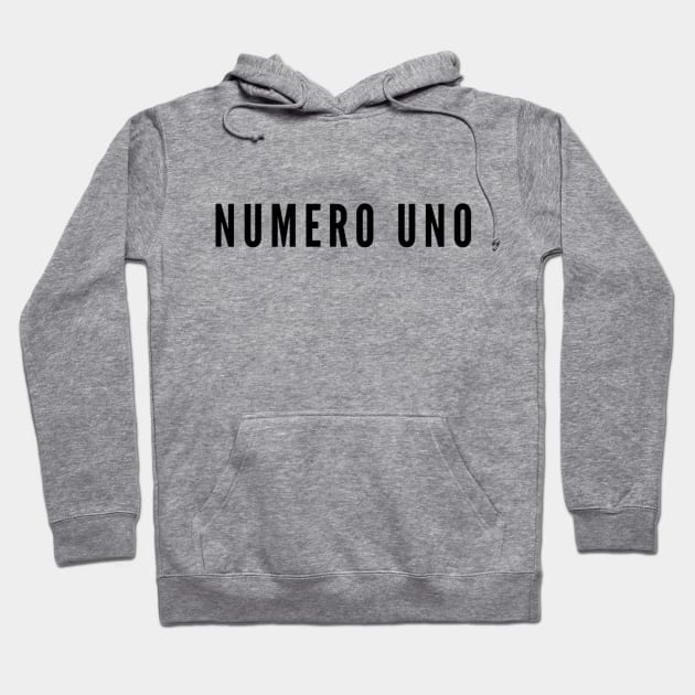 NUMERO UNO Hoodie by boldstuffshop